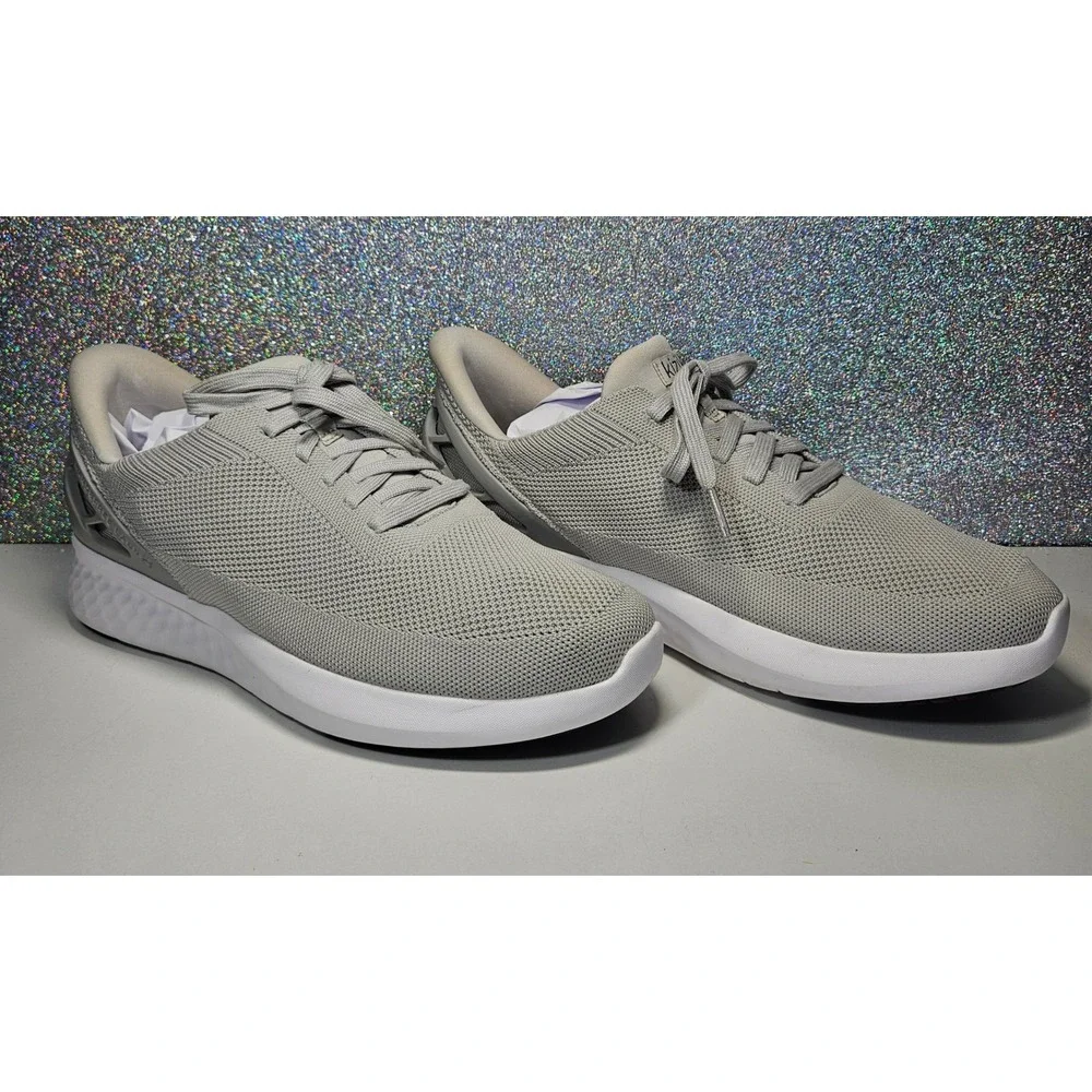 KIZIK Lima Hands-Free Grey Knit Slip On Sneakers Mens 10.5 Womens 12